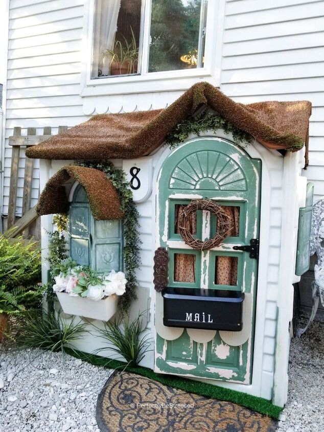 s 20 ideas to help you soak in the last days of summer, How to Turn a Playhouse into a Cozy Cottage