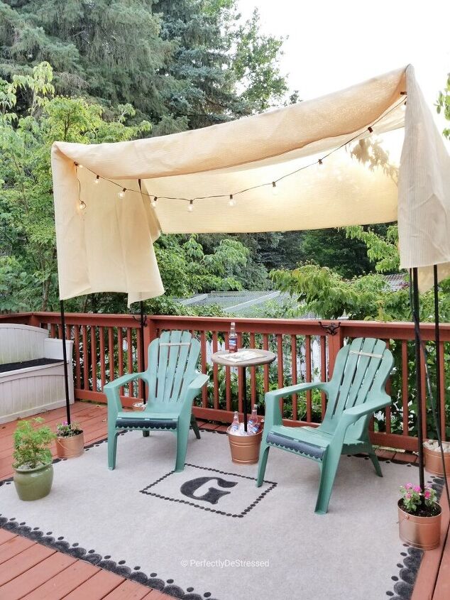s 20 ideas to help you soak in the last days of summer, How to Makeover a Patio on a Dime