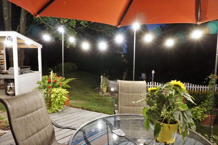 s 20 ideas to help you soak in the last days of summer, How to Hang LED String Globe Lighting