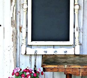 diy chalkboard made from an old mirror fame