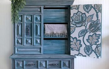 Chest of Drawers Layered Blended & Wallpapered