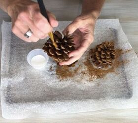 how to make cinnamon pine cones