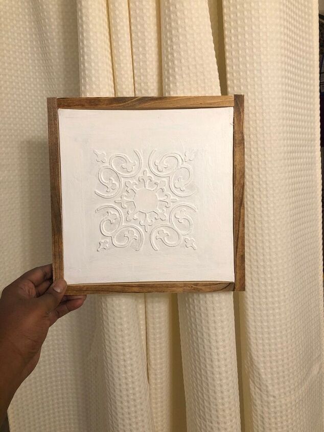 dollar store canvas makeover the grand finale