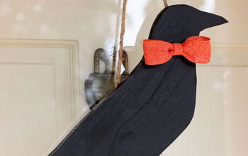 DIY Crow Fall Door Decor