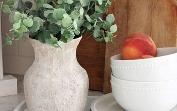 DIY Pottery Barn Inspired Earthenware Vase