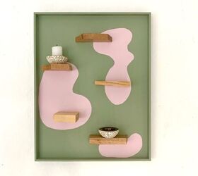trendy wooden display shelf for non woodworkers