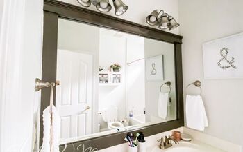 $20 Bathroom Mirror Makeover