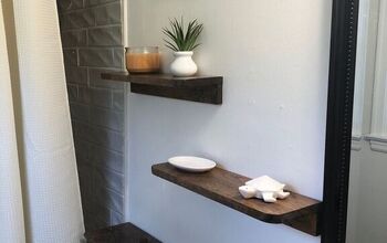 DIY Scrap Wood “Floating” Shelf