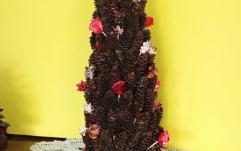 Miniature Fall Pine Cone Tree