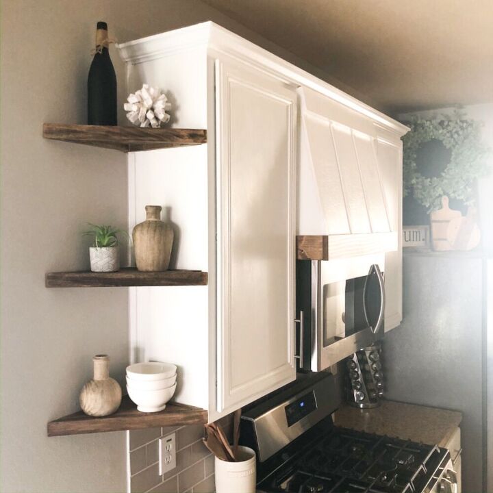 20 creative ways to add open shelving to your home, DIY Corner Shelves