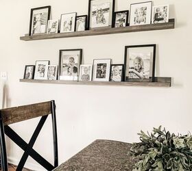 20 creative ways to add open shelving to your home, DIY Ledge Shelves