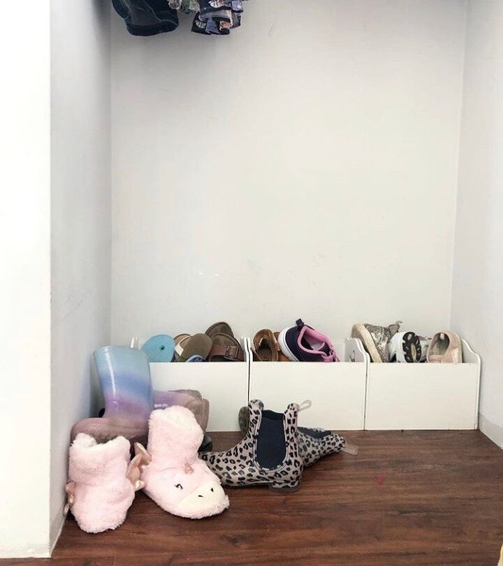easy shoe storage solution, BEFORE