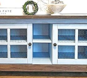 Repurposed $5.00 Television Stand From Auction