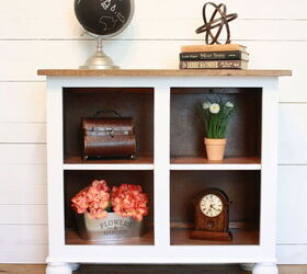 Repurposed Childhood Kitchen Cabinet