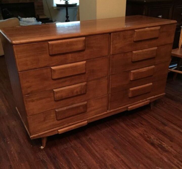 21 stunning wood paint furniture transformations, Update Your Dresser by White Washing