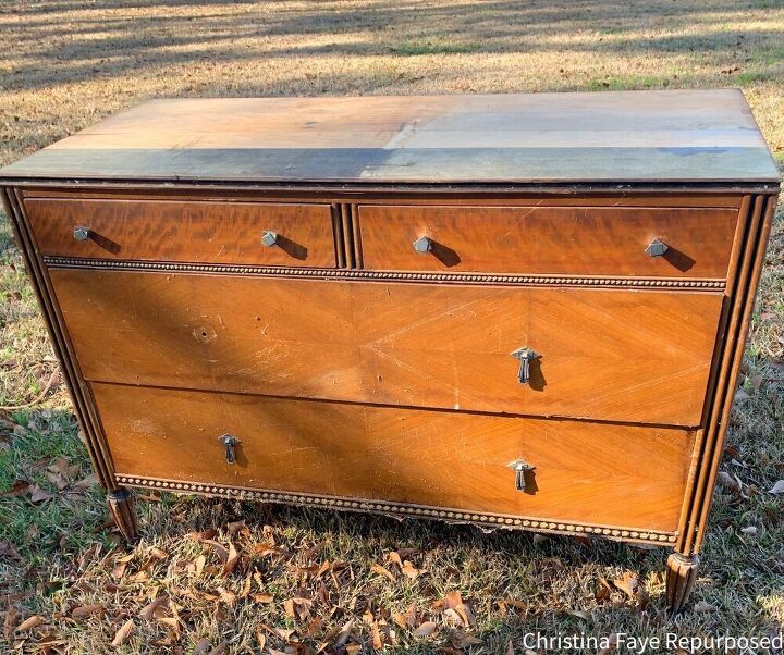 21 stunning wood paint furniture transformations, A FREE Vintage Dresser Makeover