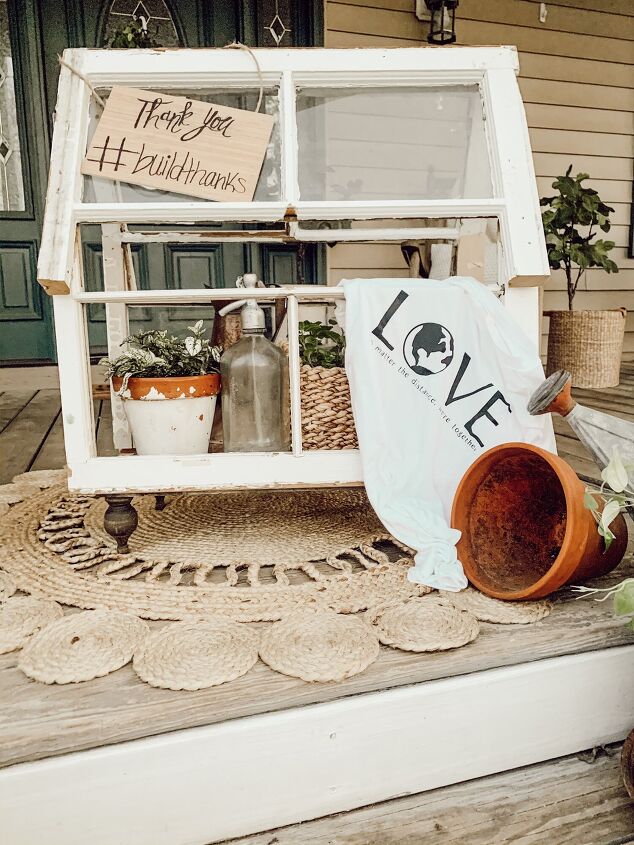 32 charming farmhouse decor ideas you can diy for 30 or less, DIY Tiny Window Greenhouse