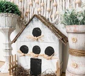 32 charming farmhouse decor ideas you can diy for 30 or less, Cereal Box Birdhouse DIY