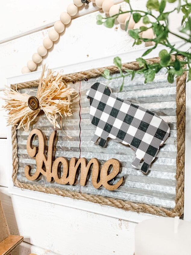 32 charming farmhouse decor ideas you can diy for 30 or less, Dollar Tree Magnetic Farmhouse Decor