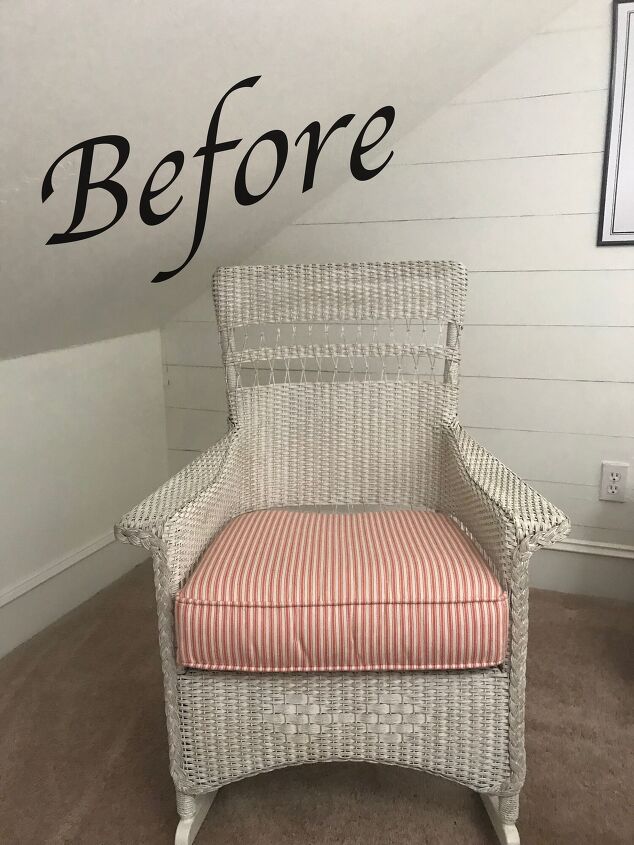 21 makeovers that will inspire you to make a change, How to Paint Wicker and A Wicker Chair Makeover