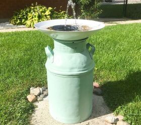 DIY Thrifted Bird Bath