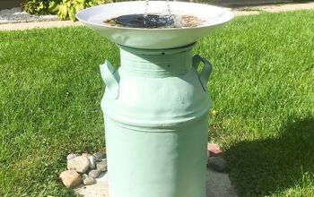 DIY Thrifted Bird Bath