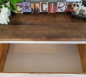 easy farmhouse style sideboard buffet makeover