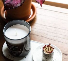 Air Dry Clay Candle + Match Holder