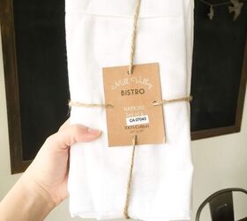 Use 4 cloth napkins to upgrade your kitchen—in 15 minutes