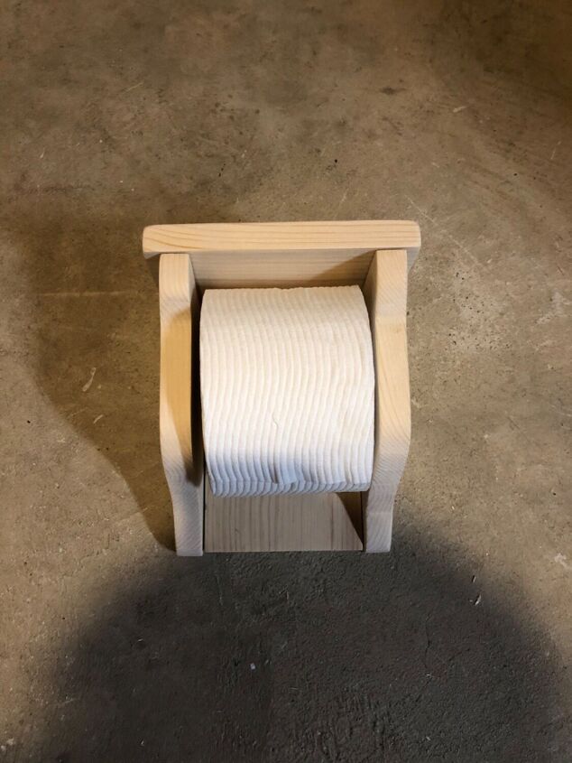 diy corbel toilet paper holder