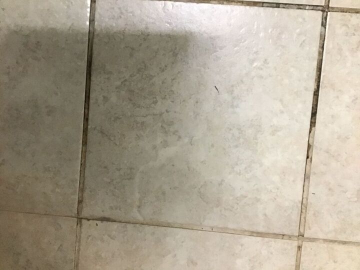 q how to fix or clean this old yucky chalk and grout