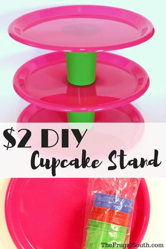 2 diy cupcake stand