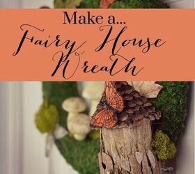 make a fairy house wreath