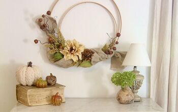 Fall Hoop Wreath