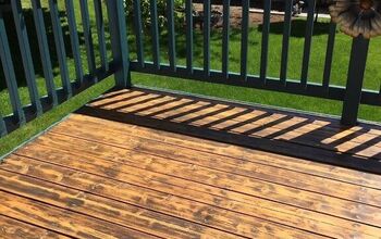 How I Faux Stained Our Deck