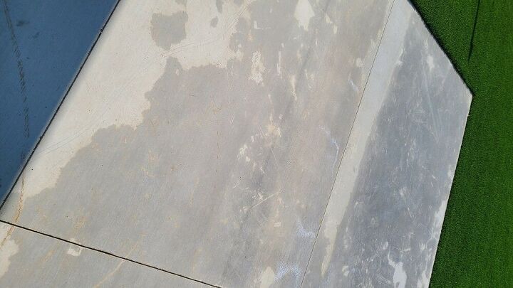 q discoloured concrete advice needed