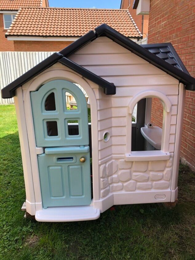 little tikes playhouse makeover