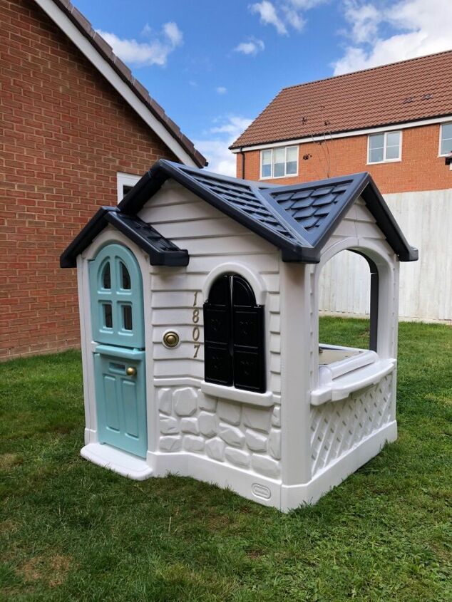 little tikes playhouse makeover