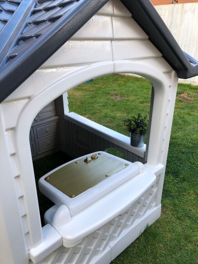 little tikes playhouse makeover