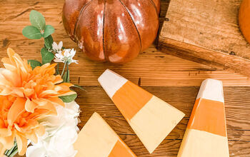 Fall / Halloween Wood Candy Corn Decor