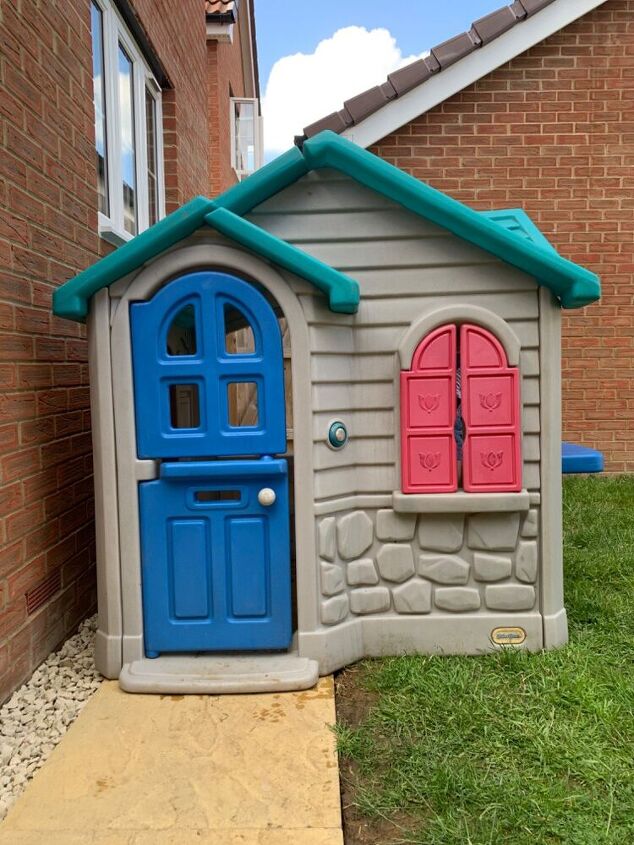 little tikes playhouse makeover