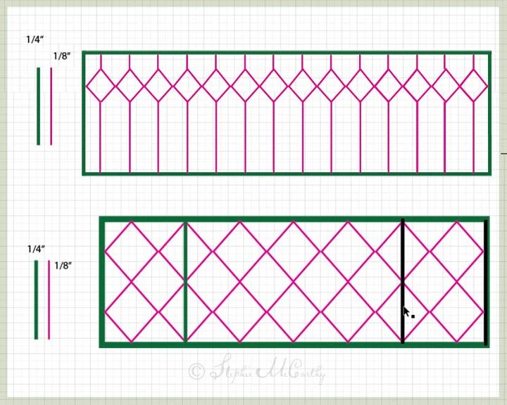 Window Tape Pattern Easy Leaded or Stained Glass Windows With Metal Tape! | Hometalk