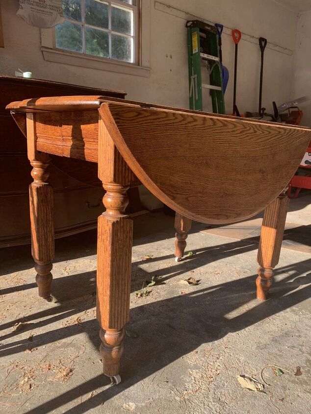 repurposed antique table diy desk