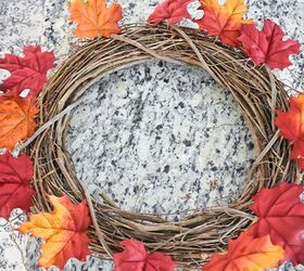 how to make an easy fall wreath