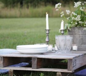 How to Create A Simple Boho Table From Pallets