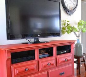 Dresser to Media Center Upcycle