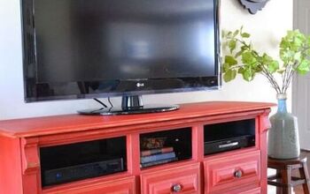 Dresser to Media Center Upcycle