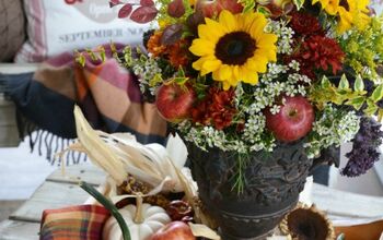 Create a Transitional or Fall Flower Arrangement With Apples
