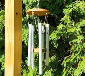 how to make homemade wind chimes to bring music to your garden, Homemade wind chimes