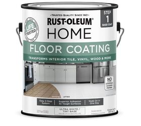 Rust-Oleum HOME Floor Base Coating (Ultra White), 1 Qt